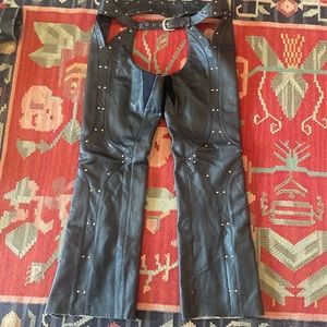 Harley Davidson leather chaps